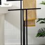 Black Towel Rail Image 2