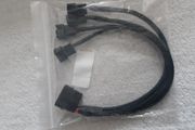 IDE Molex 4Pin to 4 3/4Pin PC Cooling Fan Power Adapter Cable Extension Cord