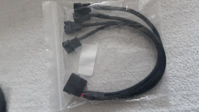 IDE Molex 4Pin to 4 3/4Pin PC Cooling Fan Power Adapter Cable Extension Cord