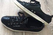 Calvin Klein Lacoste flat black shoes sneakers trainers UK7/EUR41