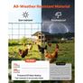 Temporary Fence with Posts, 1.05 x 50m Plastic Mesh Fencing, Garden Safety Fences Netting with Double-Spike Stakes & Guy Ropes Image 4