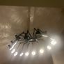 One of a kind bespoke large statement light designed and made by lighting designer  artist Image 3