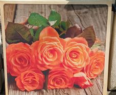 Stunning XL Bunch of Roses Canvas