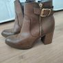 Atmosphere Brown Heeled Ankle Boots UK 5 / EUR 38 - Block Heel Image 2