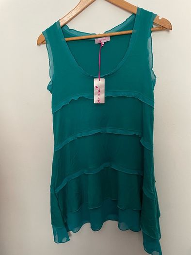 Per Una Sleeveless top jade size 10 - New