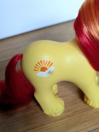 Vintage G1 My Little Pony Mountain Boy Sunburst RARE