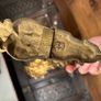 Rare Pair of Antique Ornate Rococo Style Cast Brass Trunk Pulls Image 4