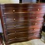 Solid Wood Bedroom Set. Lockers and Chest. Mahogany Style Image 4