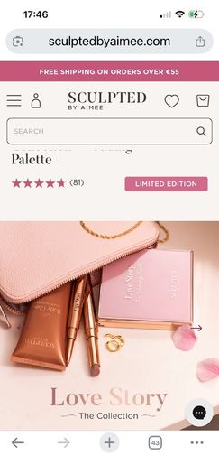 Sculpted By Aimee. Limited Edition Love Story the Wedding Palette