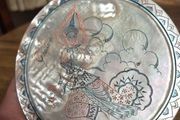 Vintage Mother of Pearl Goddess scene Thailand