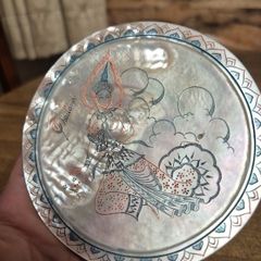 Vintage Mother of Pearl Goddess scene Thailand