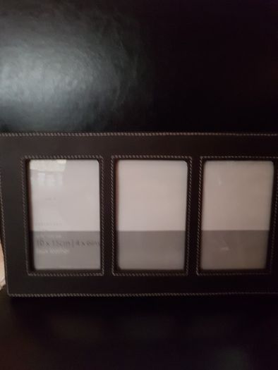 Brown Faux Leather Frames