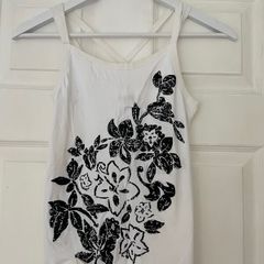 Vintage Strappy Top - Benetton - Size S