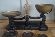 Antique W&amp;T Avery 2lb Cast Iron Shop Scale