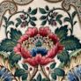 Vintage Sanderson Fabric 10 Metres Cascacs Image 7