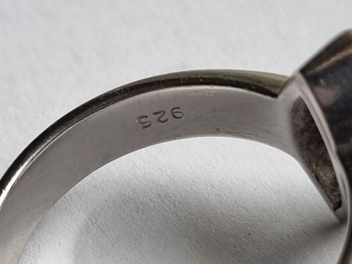 925 silver ring ZIRCONIA