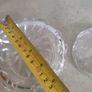 Stunning Heavy Vintage Crystal Cut Glass Lidded Pot Trinket Pot NO STAMP Image 3