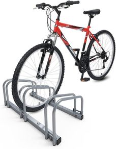 3 Bike Stand Floor or Wall mounted bike rack for garage Bicycle Parking rack Cycle Storage Locking Stand (FREE SHIPPING)
