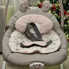 Joie Serina 2 in 1 rocker and baby swing in pink