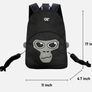 Gorilla-Tag Monkey School Doll Figure Backpack 17 Inch Doll Toy Gift Kids Image 3