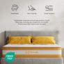 Single Mattress 3FT 10 Inch Single Bed Mattress, Hybrid Memory Foam & Spring Mattresses Image 3