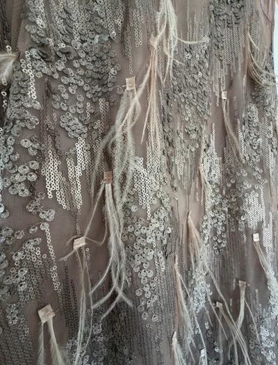 Part Two Copenhagen sequin dress with feathers