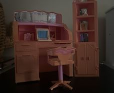 vintage Barbie desk