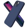 Liquid Silicone Shockproof Case For iPhone 13 Mini Luxury Soft Phone Cover Blue New - FHT6IP13MLK Image 2