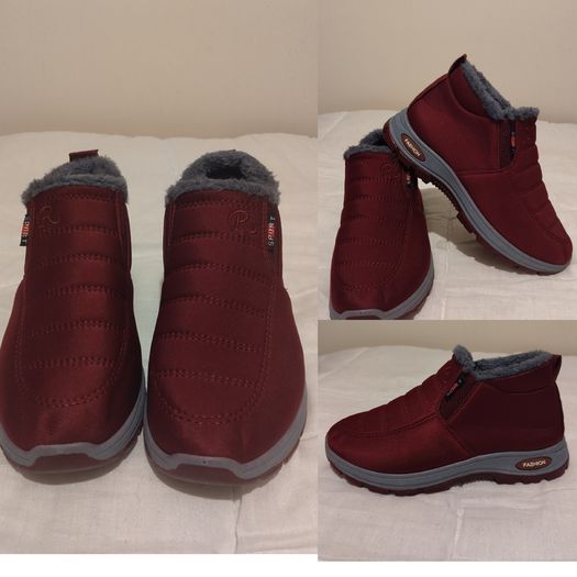 Fleece Lined Waterproof Ankle Boots New