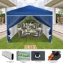 Pop Up Gazebo, Gazebo with Removable Sidewalls, Sturdy Frame, Weather-Resistant Protection, Ideal for Outdoor Events, Parties, and Markets (blue) Image 7