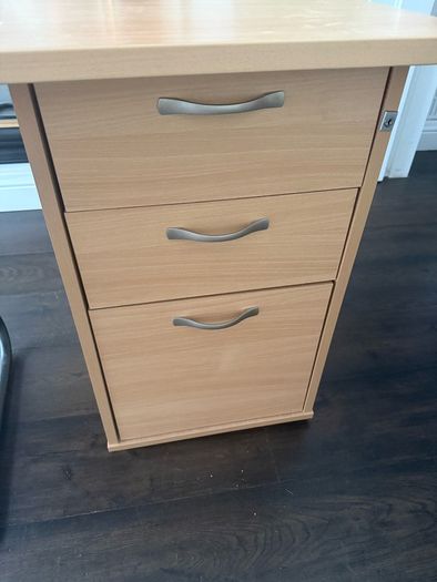 desk and chair