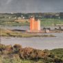 Chris O'Dell signed Framed print rainbow over kilcoe castle west cork Image 4