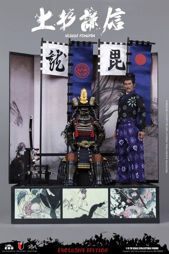 Coomodel Se044 UESUGI KENSHIN, THE DRAGON OF ECHIGO Exclusive Version 1/6 Samurai Action Figure