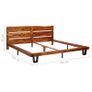 Bed Frame with Live Edge Solid Acacia Wood 200 cm Image 2