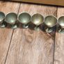 Egg Cups Vintage Metal x6 Image 8