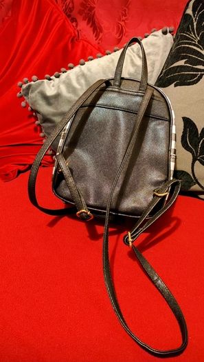 Chic Checkered Mini Backpack Claires
