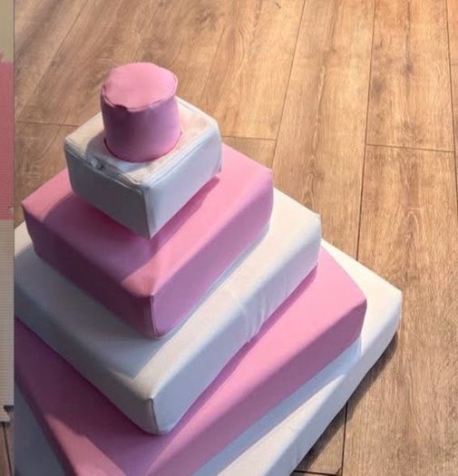 Pink & white Softplay Set