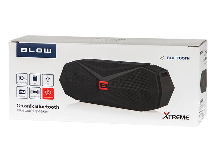 New 2x 5W Xtreme Bluetooth Portable Speaker Radio FM Micro SD Slot USB #1183