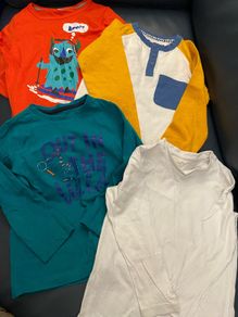 boys t shirt tops long sleeve 3-4 y New