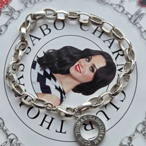 Thomas Sabo charm club sterling silver bracelet