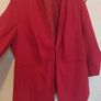 New Red blazer jacket sz 24/26 Image 3