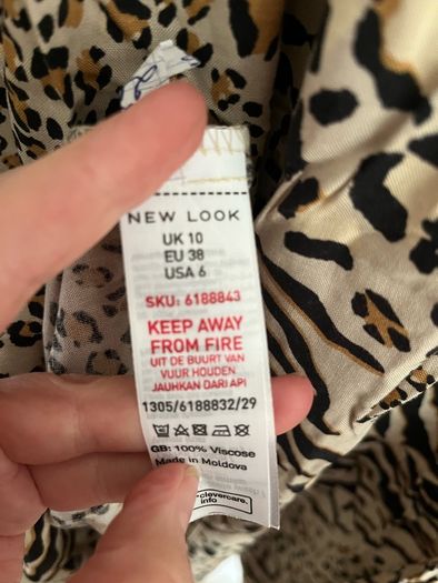 New Look animal Print Dress