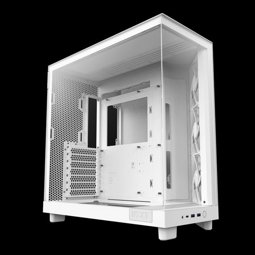 Nzxt H6 Flow Compact Dual Chamber pc case only with Box