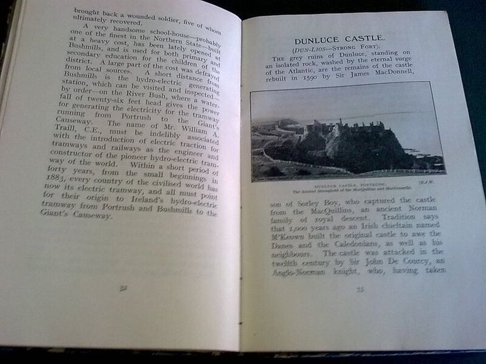 Bound pamphlets Dunluce Castle Pillar Stones Monuments St. Patrick Ireland Irish