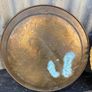 Retro vintage copper wall display charger c1970 Image 2