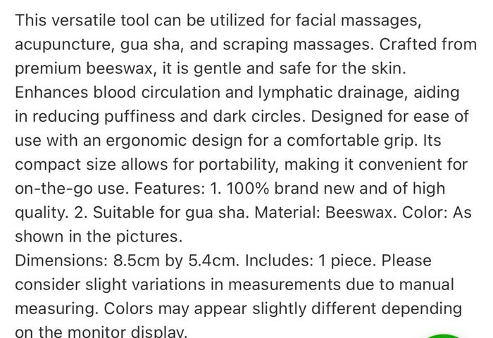 Gua sha massager resin brand new