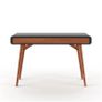 Alphason Pevensey Desk Black / Stirling Oak Image 4