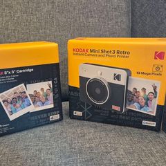 Kodak Mini 3 Shot 3 Retro (+free 3x3 refill)