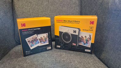 Kodak Mini 3 Shot 3 Retro (+free 3x3 refill)