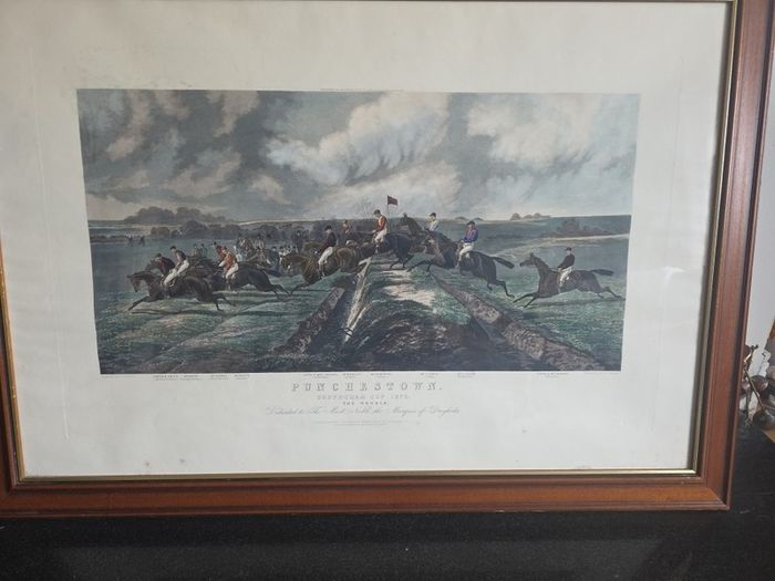 Horse racing picture from punchestown